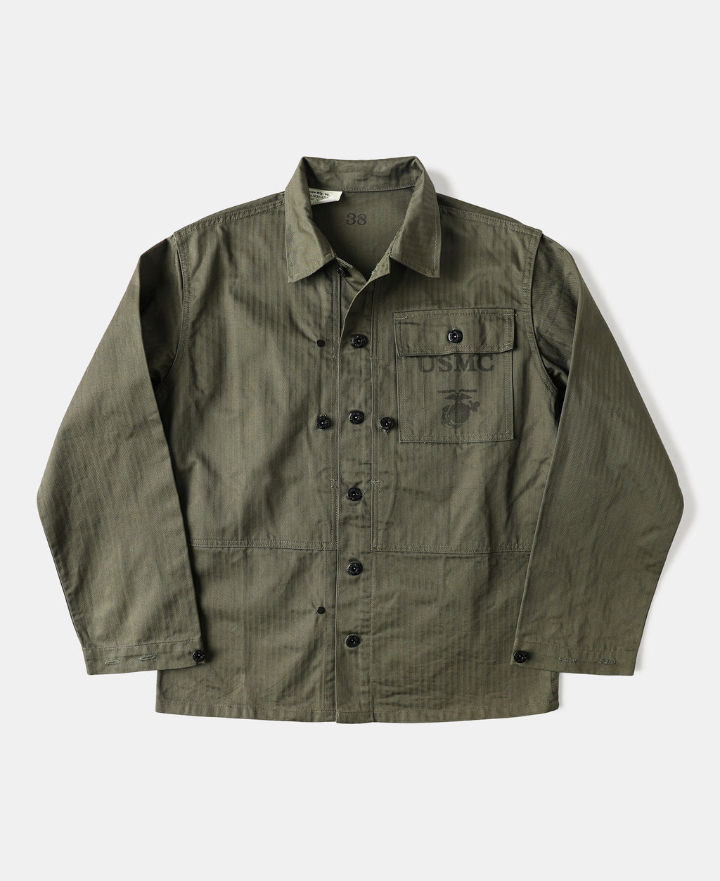 USMC P-44 Herringbone Twill Utility Jacket | Olderbest