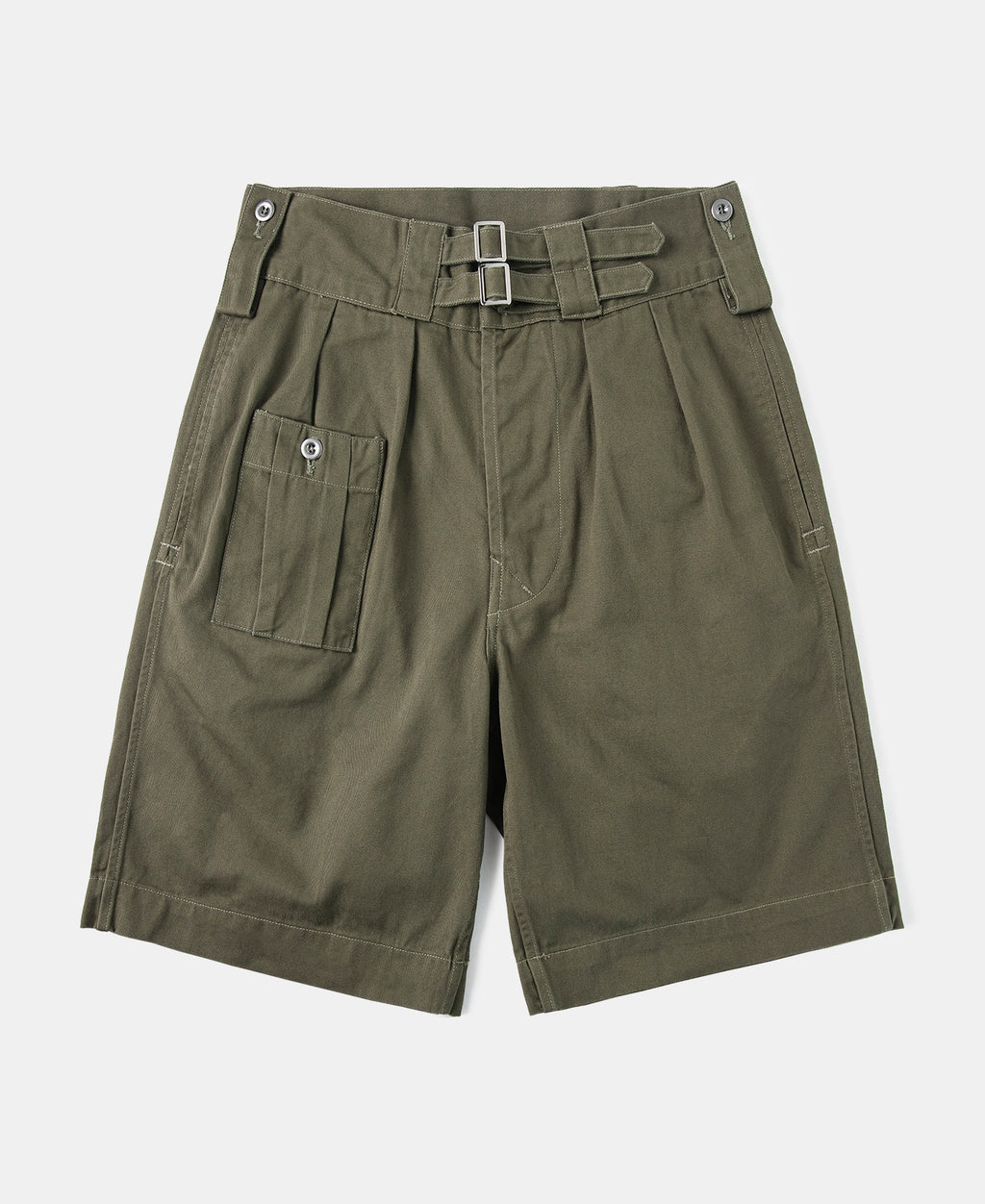 British Army KD-1941 Khaki Drill Utility Shorts Olive Olderbest