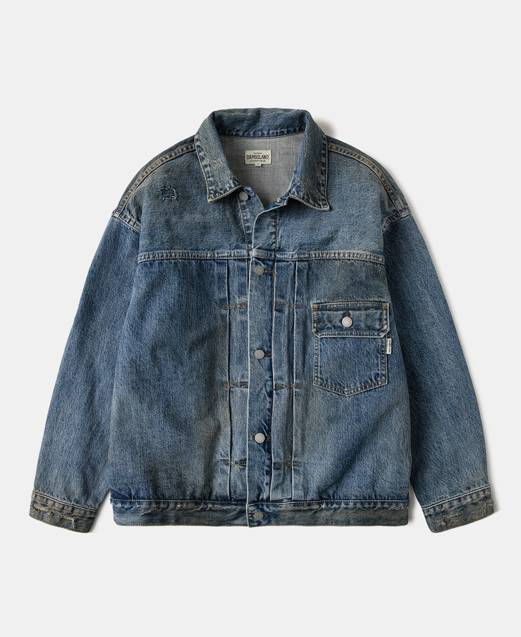 WWI Type 1 Washed Selvedge Denim Jacket - Distress Repaired 