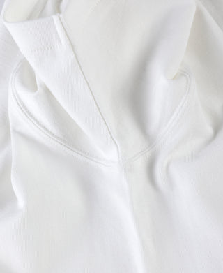 Loopwheel Tubular Athletic T-Shirt - White