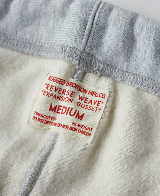 1950s Reverse Weave 20.5 oz Terry Sweatpants – Gray