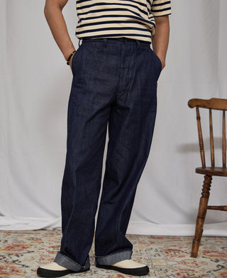 Loose 11.5 oz Selvedge Denim Trousers