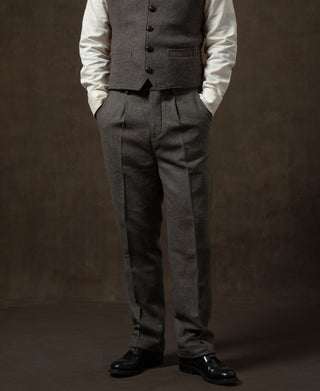 1920s Herringbone Tweed Trousers