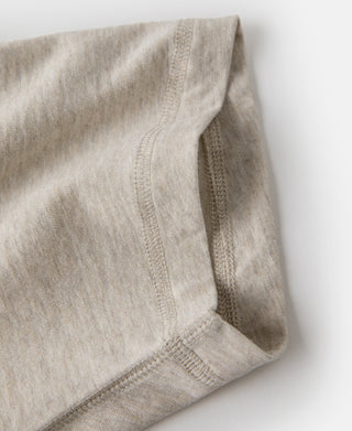 1940s Slub Cotton Henley Pocket T-shirt - Oats