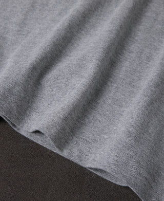 Classic Fit 7,4 oz Jersey-Rundhals-Schlauch-T-Shirt – Grau