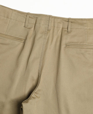 Lot 827 1940s USN Chino Trousers - Khaki