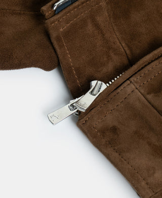 Sheepskin Suede Swing Top Jacket
