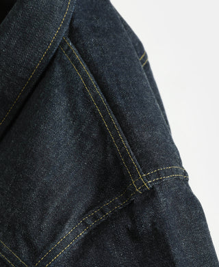 Shoulder Detail of Denim Jacket