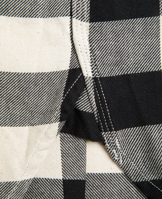 Lot 206 1940s Buffalo Plaid Shirt - Black/White