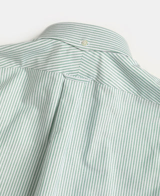 Lot 219 Button Down Oxford Shirt - Green Stripe
