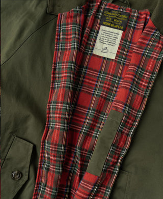G9 Harrington Stand Collar Jacket - Olive