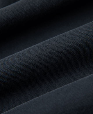 1950s Heavyweight Cotton Fleece Hoodie - Dark Blue