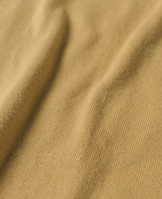 프린트 쿼터 지퍼 라글란 슬리브 라이더 티셔츠 - 옐로우