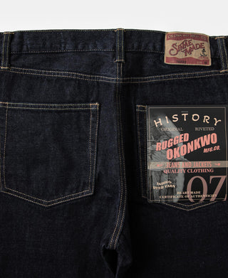 15 oz Slim Tapered Selvedge Denim Jeans - Prewashed