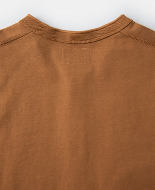 Vintage Long Sleeve Henley Shirt - Orange