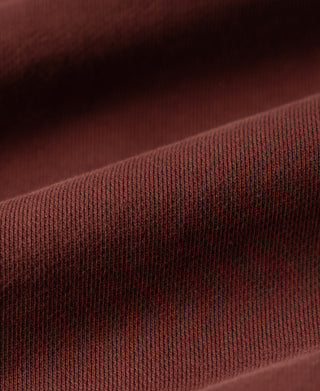 Heavyweight Quarter-Zip Collar Sweatshirt - Dark Red