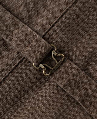 1930s Herringbone Tailored Waistcoat