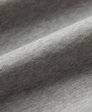 1950s Heavyweight Cotton Fleece Hoodie - Light Gray