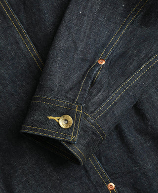 Sleeve Detail of Denim Jacket
