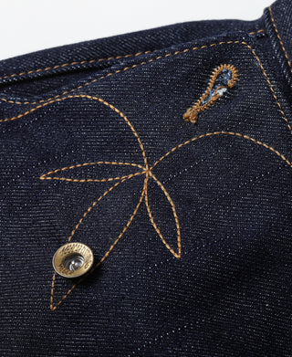 17.7oz Kasuri Selvedge Denim Trousers