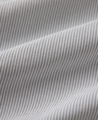 Light blue and white striped oxford fabric texture, close-up