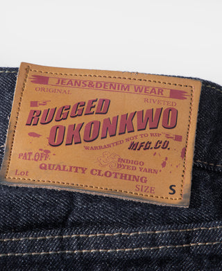 13.5 oz Blue Selvedge Denim Jeans - Prewashed