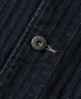 1920s Herringbone Denim Work Jacket
