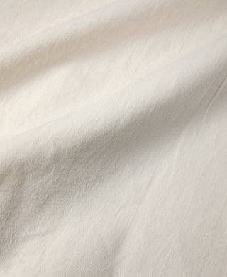 Weißes Button-Down-Hemd aus Baumwoll-Leinen