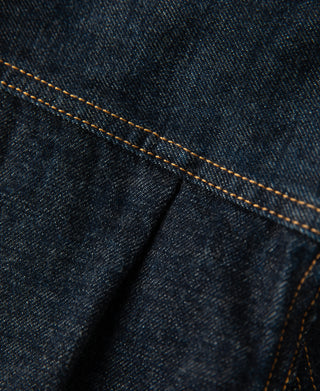 stitching detail of 1950s Type 2 Selvedge Denim Jacket