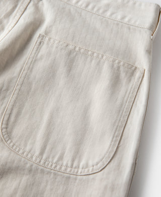 Lot 825 1950s USMC Herringbone Trousers - Natural