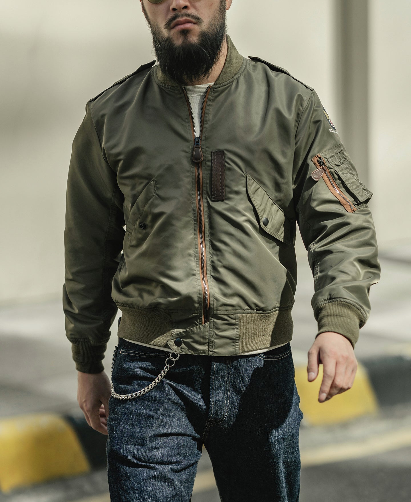 Airforce Flight Jacket Schott MA-1 Flight Jacket 10th AIR FORCE