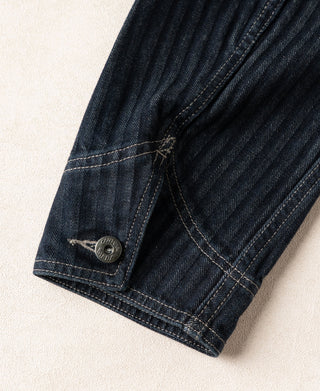 1920s Herringbone Denim Work Jacket