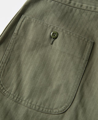 Lot 825 1950s USMC Herringbone Trousers - Olive