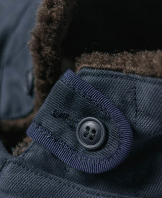 1943 US Navy 1st N-1 Woolen Deck Jacket - Navy Stencil