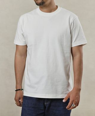 Regular Fit 9.3 oz Jersey Crewneck Tubular T-Shirt - White