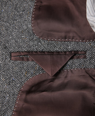 컬러 스펙클 트위드 사파리 재킷