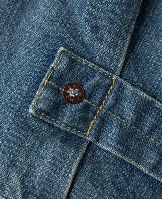 Lot 33806XX 12.5oz Selvedge Denim Jacket - Washed Blue