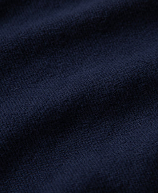 Heavyweight Terry Zip-Up Hoodie - Dark Blue