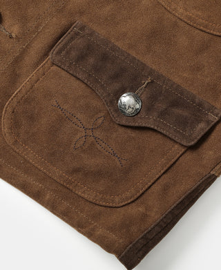 Classic Suede Western Hunting Vest