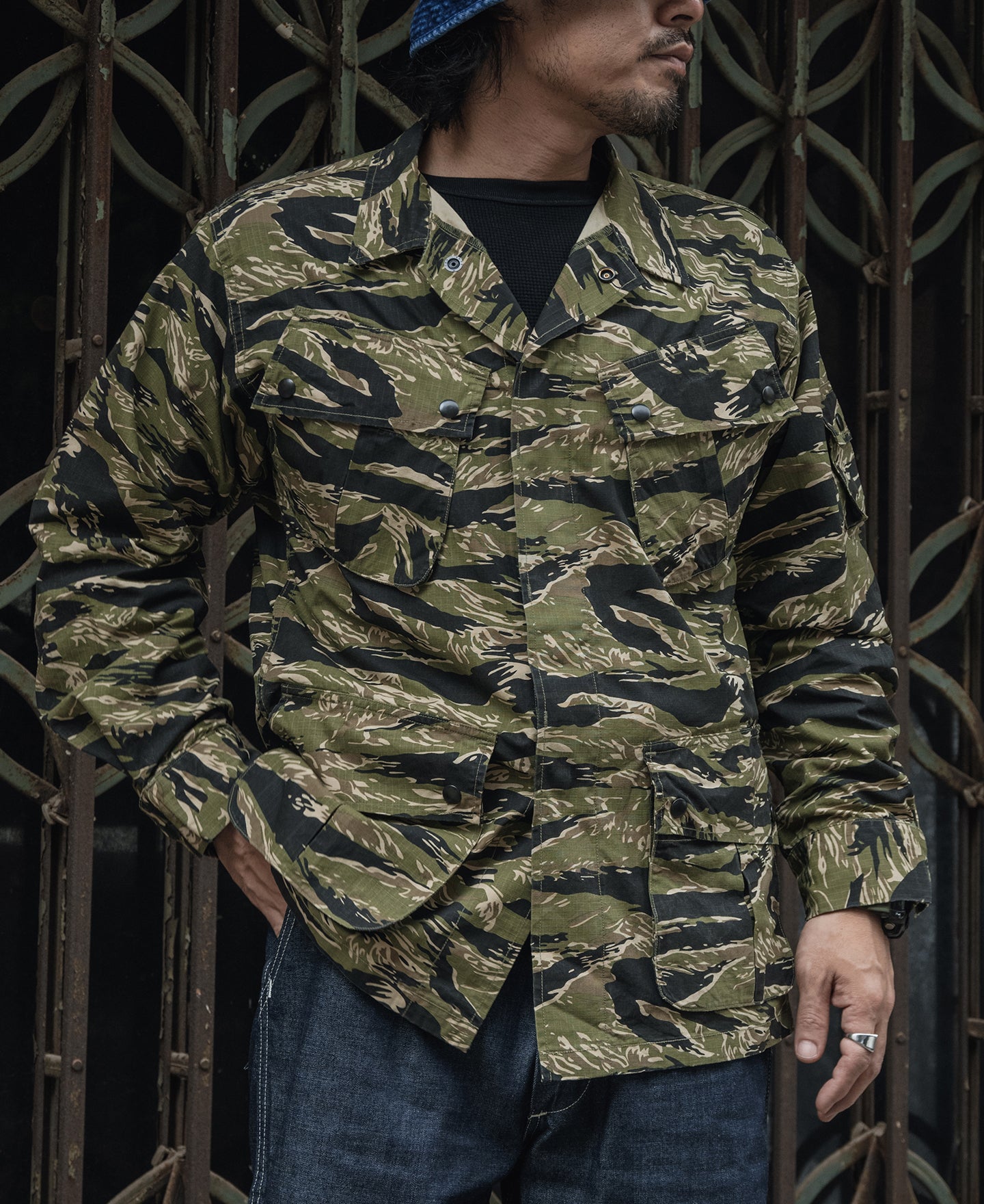 Camouflage Tiger Stripe Field Jacket Custom Tiger Stripe M-65