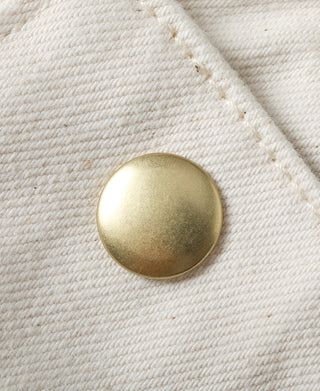 Undyed Selvedge Denim Biker Jacket