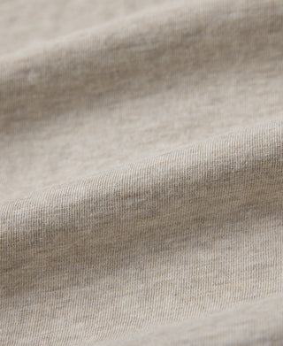 1940s Slub Cotton Henley Pocket T-shirt - Oats