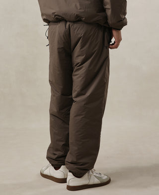Lot 1010 1980s Padded Nylon Trousers - Brown