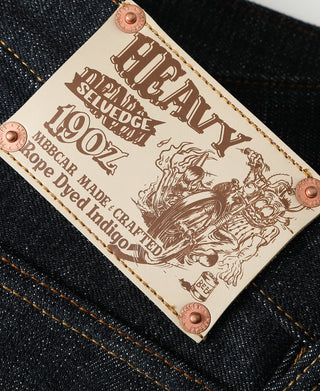 19oz Rope Dyed Selvedge Straight-Leg Jeans