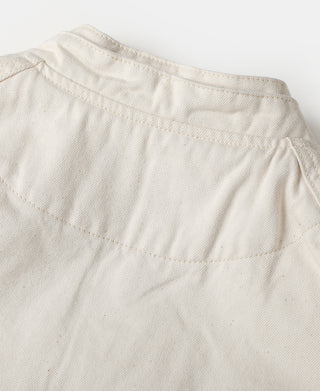 Undyed Selvedge Denim Biker Jacket