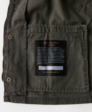 Ripstop Twill Field Jacket - Dark Green