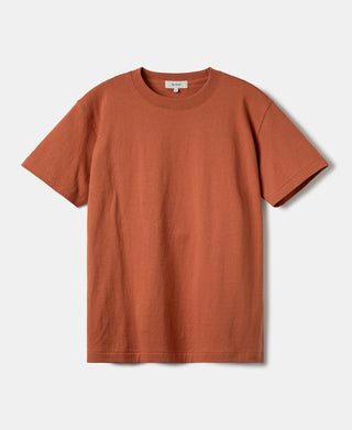 Regular Fit Heavyweight Tubular Jersey T-Shirt - Orange