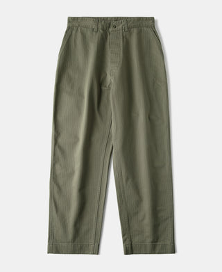Lot 825 1950s USMC Herringbone Trousers - Olive