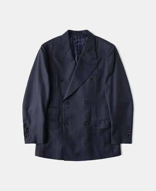 1930s Herringbone Double-Breasted Suit Jacket