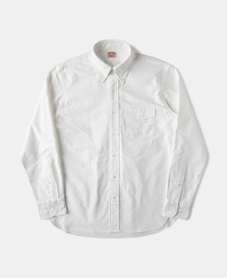 Lot 219 Button Down Oxford Shirt - White